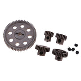 Maxbell Steel Diff Main Gear 64T & Motor Pinions 29T/26T/21T/17T for HSP 1/10 RC Car - Aladdin Shoppers