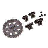 Maxbell Steel Diff Main Gear 64T & Motor Pinions 29T/26T/21T/17T for HSP 1/10 RC Car - Aladdin Shoppers