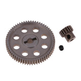 Maxbell Steel Diff Main Gear 64T & Motor Pinion 21T for HSP 94111 1/10 RC Truck Car - Aladdin Shoppers