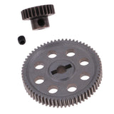 Maxbell Steel Diff Main Gear 64T & Motor Pinion 26T for HSP 94123 1/10 RC Truck Car - Aladdin Shoppers