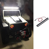 Maxbell RC Car Roof LED Light Bar Lamp for 1/10 RC Crawler  Trx4 SCX10 90027