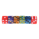 Maxbell 50Pcs Six Sided D6 Dice Set Spotted for Dungeons and Dragons Party Roleplay - Aladdin Shoppers