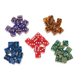 Maxbell 50Pcs Six Sided D6 Dice Set Spotted for Dungeons and Dragons Party Roleplay - Aladdin Shoppers