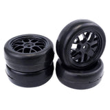 Maxbell 1/10 RC Drift Car Spare Part 65mm Black Rubber Tire Tyres for LRP Traxxas 4x - Aladdin Shoppers