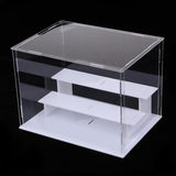Maxbell Two Layers Modern Acrylic Display Show Case Dustproof Box Protector Tools DIY - Aladdin Shoppers
