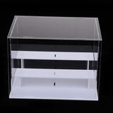 Maxbell Two Layers Modern Acrylic Display Show Case Dustproof Box Protector Tools DIY - Aladdin Shoppers