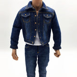 1/6 Scale Male Body Jeans Pants Shirts Jacket Coat for 12inch Action Figure