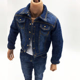 1/6 Scale Male Body Jeans Pants Shirts Jacket Coat for 12inch Action Figure