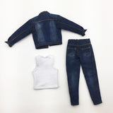 1/6 Scale Male Body Jeans Pants Shirts Jacket Coat for 12inch Action Figure