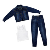 1/6 Scale Male Body Jeans Pants Shirts Jacket Coat for 12inch Action Figure