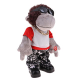 Maxbell Kids Baby Monkey Model Toy Singing Dancing Animal Figure for Christmas Gift - Aladdin Shoppers