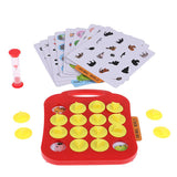 Maxbell Bingo Game for Kids Children Memory Training Matching Pair Game Early Education Interactive Toy Board Game with Bingo Cards