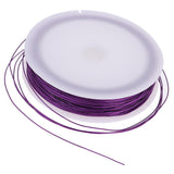 Maxbell Maxbell 40m Length 0.5mm Diameter Iron Wire Thin Iron Line for DIY Model Making & Binding Purple