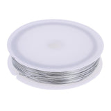Maxbell Maxbell 40 Meters Model Making Binding Leading Iron Wire 0.5MM Diameter Silver