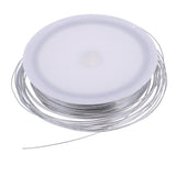 Maxbell Maxbell 40 Meters Model Making Binding Leading Iron Wire 0.5MM Diameter Silver