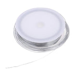 Maxbell Maxbell 40 Meters Model Making Binding Leading Iron Wire 0.5MM Diameter Silver