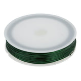 Maxbell Maxbell 40 Meters Model Making Binding Leading Iron Wire 0.5MM Diameter Green