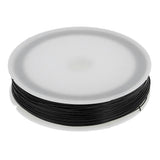 Maxbell Maxbell 40m Length 0.5mm Diameter Iron Wire Thin Iron Line For DIY Models Makings & Bindings Black