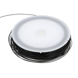 Maxbell Maxbell 40m Length 0.5mm Diameter Iron Wire Thin Iron Line For DIY Models Makings & Bindings Black