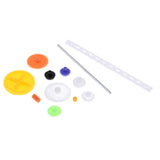 Maxbell Maxbell 106pcs Motor and Plastic Gear Kit Motor Gear Sets For DIY Car Robot