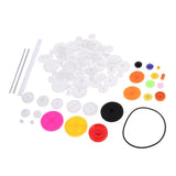 Maxbell Maxbell 106pcs Motor and Plastic Gear Kit Motor Gear Sets For DIY Car Robot