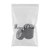 Maxbell Maxbell 4Pcs 65mm Hexagon Wheel Tire Tyre Black for Radio Control Electric RC Car
