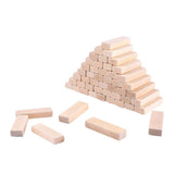 Maxbell 100x Wooden Blocks -2inch - Wood Rectangle Blocks for Crafts & DIY Projects