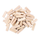 Maxbell 100x Wooden Blocks -2inch - Wood Rectangle Blocks for Crafts & DIY Projects