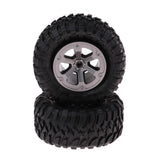 Maxbell 4Pcs/Set 73mm Rubber Wheel Tire Tyres for WPL Military Truck RC Car Upgrade Part DIY Accessories - Aladdin Shoppers
