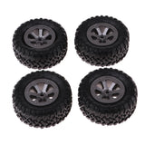 Maxbell 4Pcs/Set 73mm Rubber Wheel Tire Tyres for WPL Military Truck RC Car Upgrade Part DIY Accessories - Aladdin Shoppers