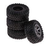 Maxbell 4Pcs/Set 73mm Rubber Wheel Tire Tyres for WPL Military Truck RC Car Upgrade Part DIY Accessories - Aladdin Shoppers