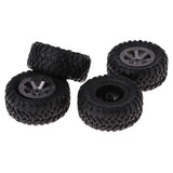 Maxbell 4Pcs/Set 73mm Rubber Wheel Tire Tyres for WPL Military Truck RC Car Upgrade Part DIY Accessories - Aladdin Shoppers