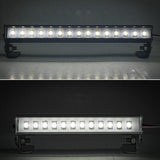 Maxbell RC 15 LED 139mm Aluminum Light Bar for 1:10 1:8 Scale RC Car Model Truck Traxxas Slash TRX-4 Axial B - Aladdin Shoppers