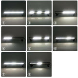 Maxbell 15 LED Lamp Headlight Bright Bar Metal 139mm DIY Parts for 1/10 1/8 Buggy C - Aladdin Shoppers