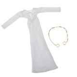 Maxbell 1/6 Scale Female Formal Dress Women Clothes with Necklace for 12inch Action Figure Doll Toy Accessories - Aladdin Shoppers