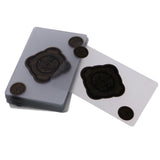 Maxbell 54pcs/Deck of Poker Cards Waterproof Transparent Table Board Games - Aladdin Shoppers