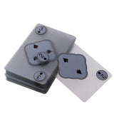 Maxbell 54pcs/Deck of Poker Cards Waterproof Transparent Table Board Games - Aladdin Shoppers
