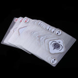 Maxbell 54pcs/Deck of Poker Cards Waterproof Transparent Table Board Games - Aladdin Shoppers