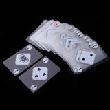 Maxbell 54pcs/Deck of Poker Cards Waterproof Transparent Table Board Games - Aladdin Shoppers