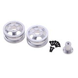 Maxbell Maxbell 1 Pair 4WD 6WD Military Truck Parts Metal Wheel Hub For WPL B14 B16 B24 B36 Accessories Kit