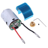 Maxbell Maxbell Motor + Heat Sink + 17T Motor Gear Replacement Parts for WLtoys 12428 12423