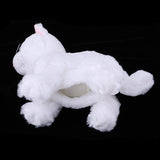 Electric Cat Pet Meow Toy Walking Animal Doll Toddler Stuffed Cat Gift White