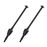 Maxbell Maxbell 2Pcs Metal Front CVD Drive Shaft for REMO Hobby HuanQi HQ727 HQ 727 Traxxas Slash 1/10 RC Car Spare Parts