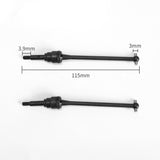 2Pcs Metal Front CVD Drive Shaft for REMO Hobby HuanQi HQ727 HQ 727 Traxxas Slash 1/10 RC Car Spare Parts - Aladdin Shoppers