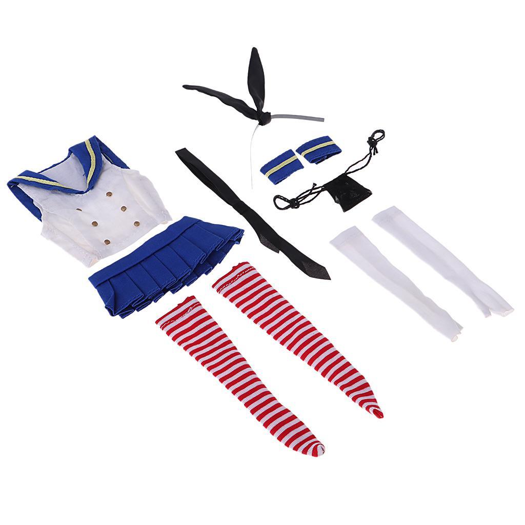 Maxbell Maxbell 1:6th Scale Sailor Bunny Suit for 12inch Female Action Figure Clothes
