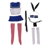 Maxbell 1:6th Scale Sailor Bunny Suit for 12inch Female Action Figure Clothes - Aladdin Shoppers