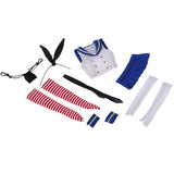 Maxbell 1:6th Scale Sailor Bunny Suit for 12inch Female Action Figure Clothes - Aladdin Shoppers