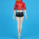 Maxbell 1/6 Scale PU Leather Clothes Suits for Female 12inch Action Figure - Aladdin Shoppers