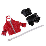 Maxbell 1/6 Scale PU Leather Clothes Suits for Female 12inch Action Figure - Aladdin Shoppers