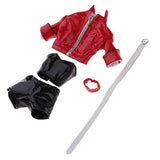 Maxbell 1/6 Scale PU Leather Clothes Suits for Female 12inch Action Figure - Aladdin Shoppers
